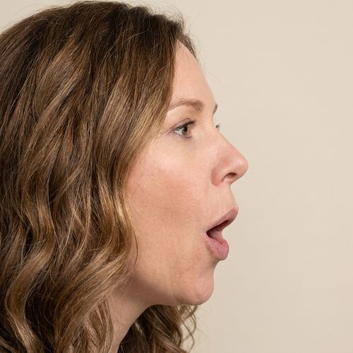 Mouth open: silence